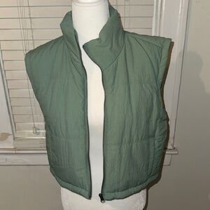 Green Puffer Vest